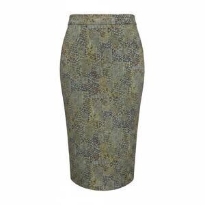 NEW PERUVIAN CONNECTION HIGH WAIST TRIBAL PRINT MIDI SKIRT SZ 10